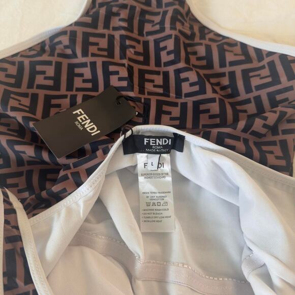 Fendi brown lycra reversible one piece - Picture 4 of 4
